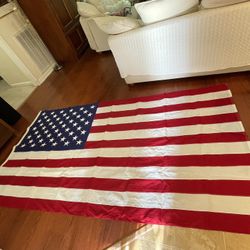 American Flag 9 Feet C 5 Feet Cotton. New