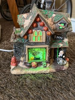 Vintage Halloween Spooky Town Ceramic Building