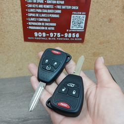 Llaves De Autos/Car Keys With Remotes 