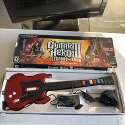 Sony PlayStation 2 Guitar Hero III: Legends of Rock Guitar with strap