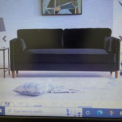 Gorgeous Black Sofa- New!