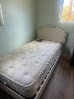 Bed frame and mattress