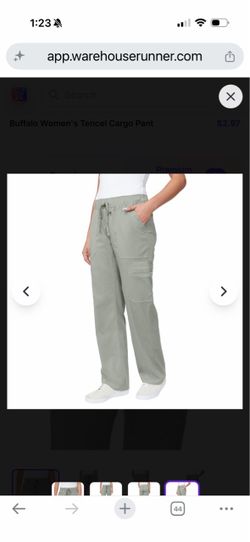 Buffalo David Bitton Women's Tencel Pull-On Cargo Pant XXL
