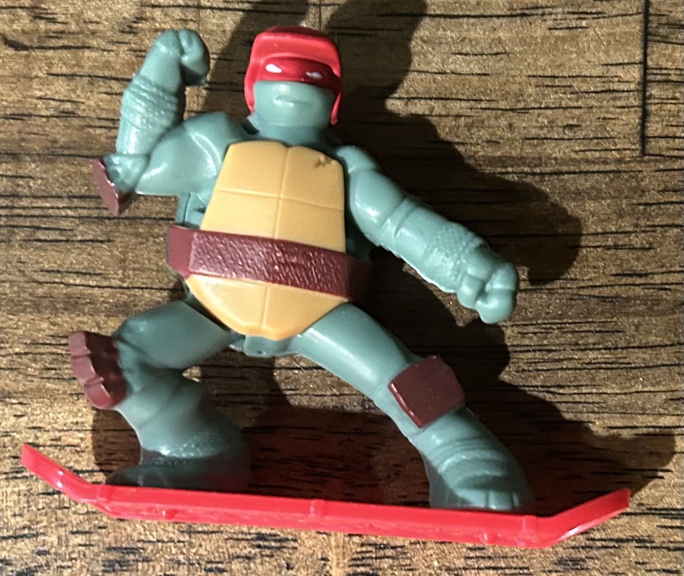2013 TMNT Teenage Mutant Ninja Turtles Raphael McDonald's Figure Good Condition.