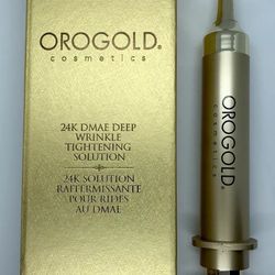 OROGOLD 24K DMAE Deep Wrinkle Tightening Solution 12g .42 oz MSRP: $1,658 NEW