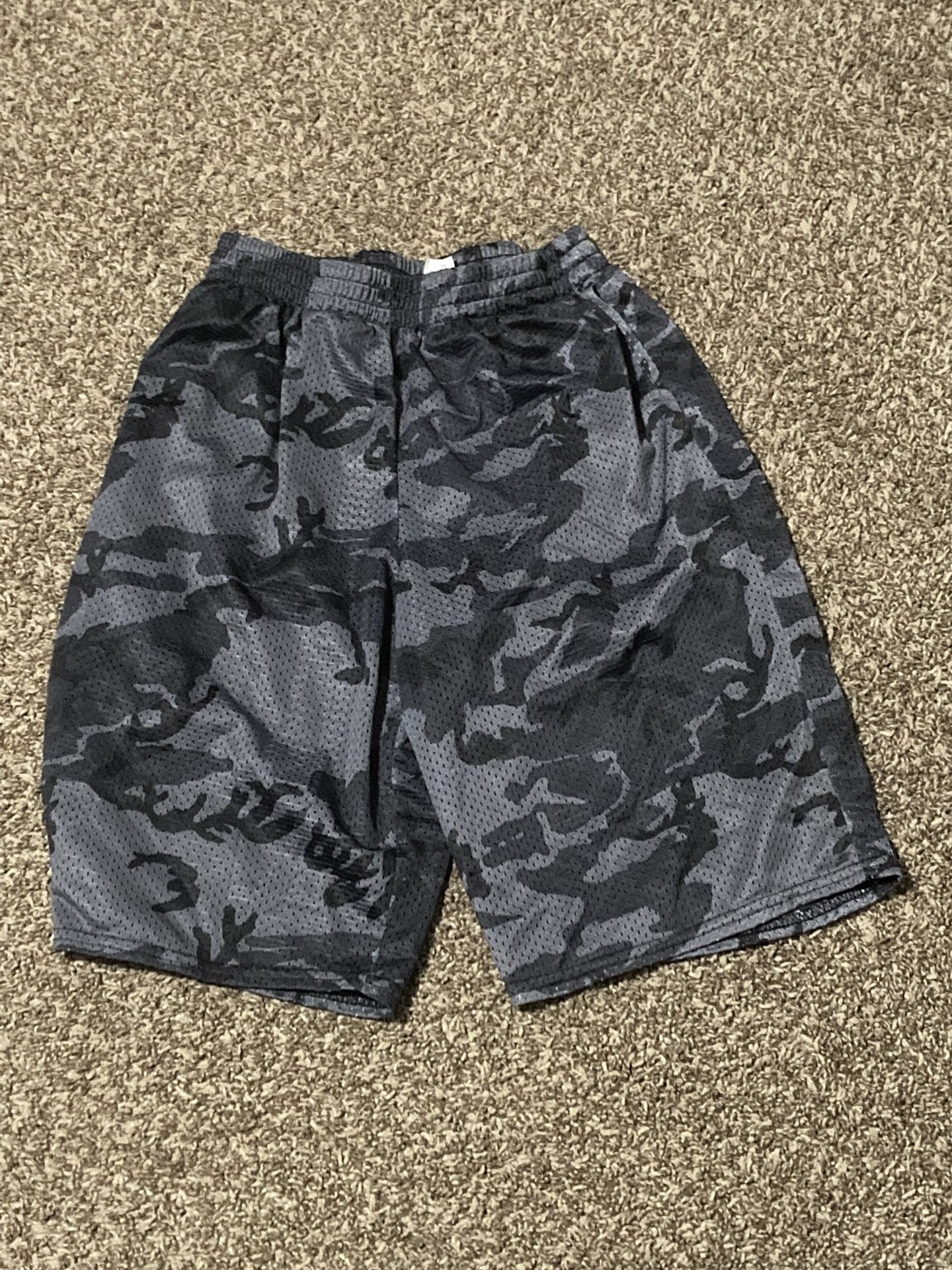 Grey Camo Shorts