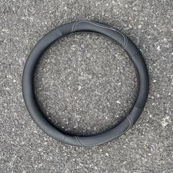 Leather Steering Wheel Cover