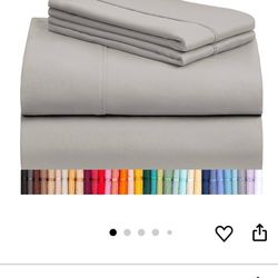 LuxClub 6pcs Sheet Set Full  Brand New 