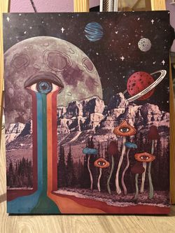 Printed Canvases & Art Stand