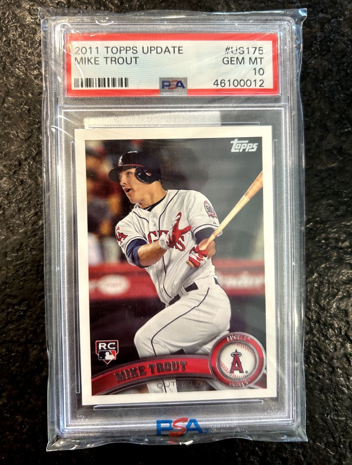 2011 Topps Update #US175 Mike Trout Rookie Card RC PSA 10 GEM MINT
