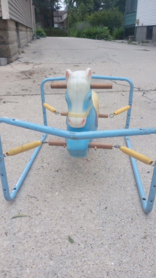 Vintage "Wonder Pony" Bounce On Kids Toy