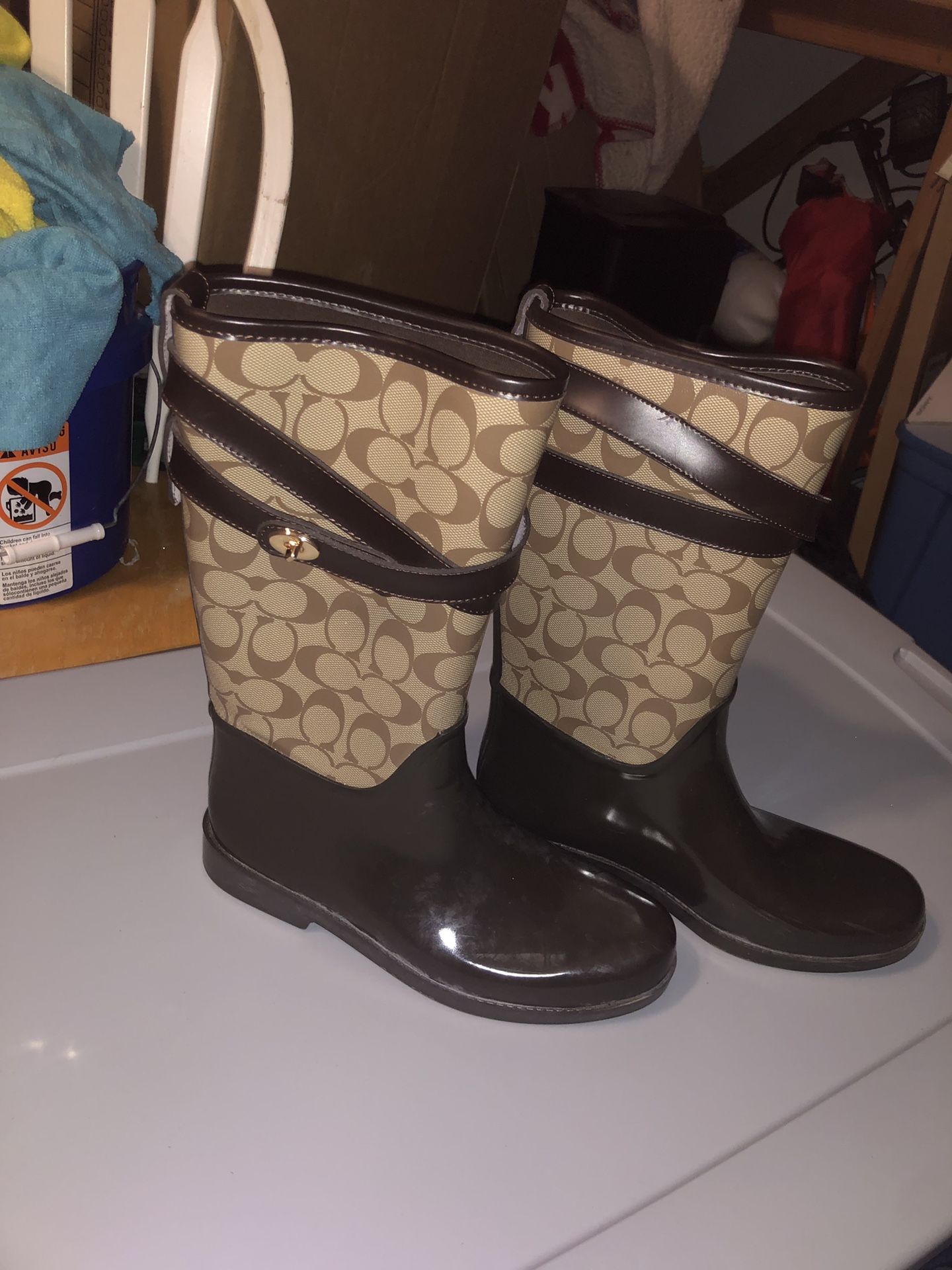 Women’s coach rain boots