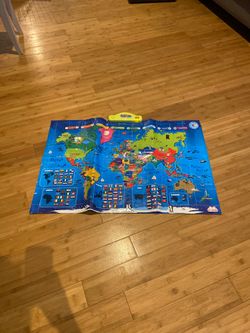Kids My World Interactive Map learning game