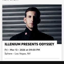 ILLENIUM ODYSEY SPHERE TICKETS