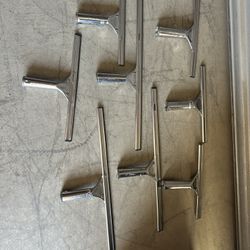 Commercial Window Cleaning Squeegees-3 Lg & 3 Small  7.00 EA NEW 