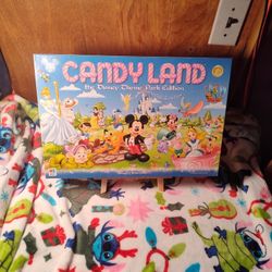 Candy Land Disney Theme Park Edition Board Game Belle Mickey Peter Pan Complete