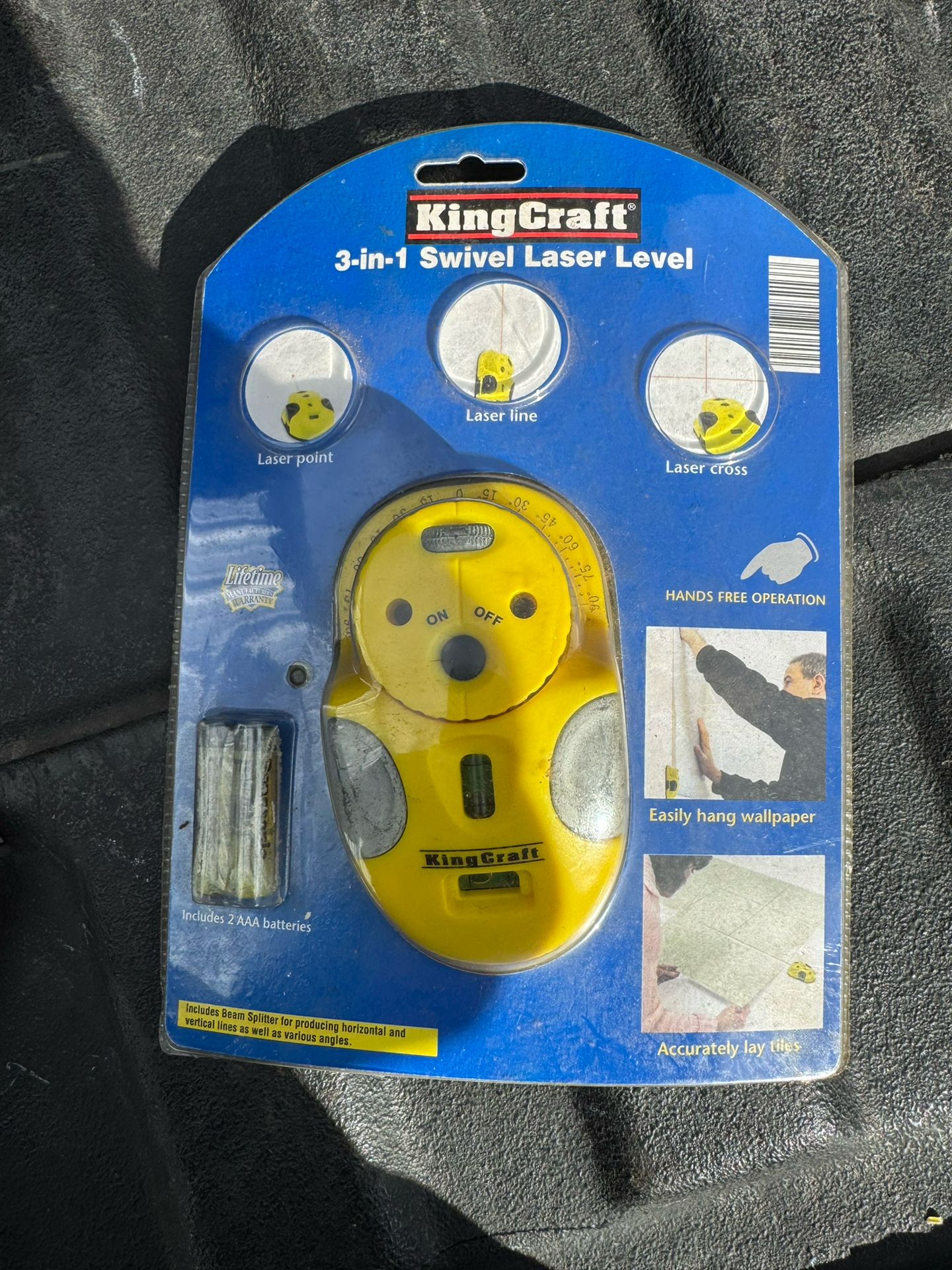 KingCraft 3-in-1 Swivel Laser Level