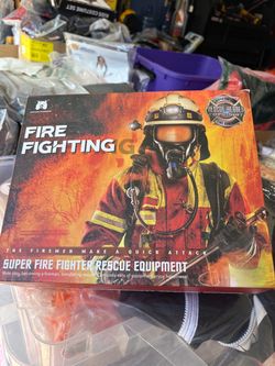 Kids Firefighter Fireman Costume Kit 3-8 / Disfraz de Bombero Halloween Career Day