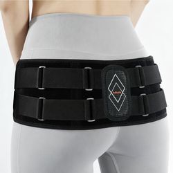 Sacroiliac SI Joint Hip Belt for Women and Men - 8x Maximum Compression and Anti-slip - Sciatica Belt and Lower Back Support Brace - Hip Braces for SI