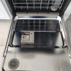 Modern Whirlpool stainless steel dishwasher