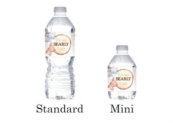 32 We Can Bearly Wait Baby Shower Water Bottle Labels Stickers