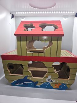 Melissa & Doug Noah's Ark Play Set (3786) Incomplete (25 Of 29 Pieces) Wooden