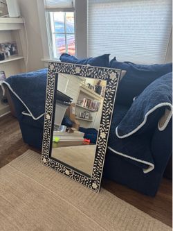 Handmade Bone Inlay mirror