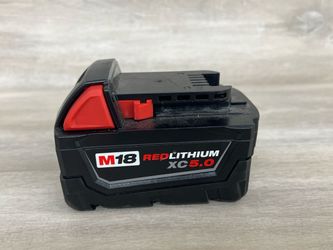 Milwaukee M18 RedLithium XC 5.0 Rechargeable 18V Battery Pack(PO1022372)
