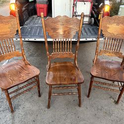 Vintage Chairs Solid Wood !