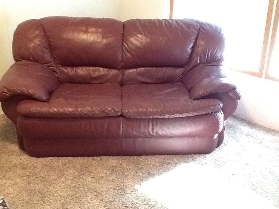 Leather couch