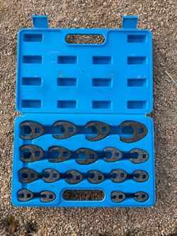 19 Piece Crowfoot Wrench Set 8-32mm