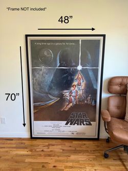 Star Wars 48”x70” Poster (Read Description)