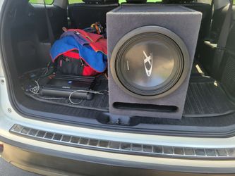 UNA BOCINA ALPINE Y AMPLIFIER
