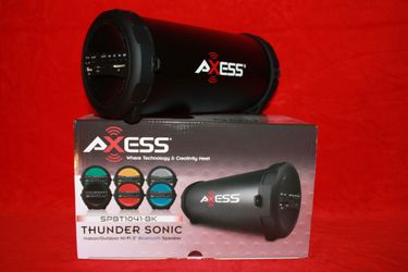 Axess bazooka Bluetooth speaker SD card,slot USB port,FM radio