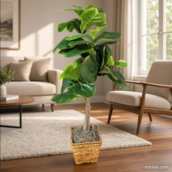 Artifical Mini Fiddle Fig Leaf Tree