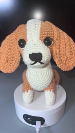 Crochet beagle dog￼