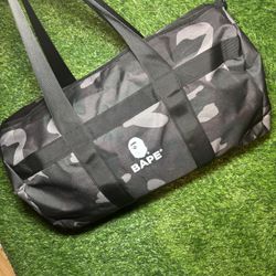 RARE BAPE CAMO DUFFEL BAG