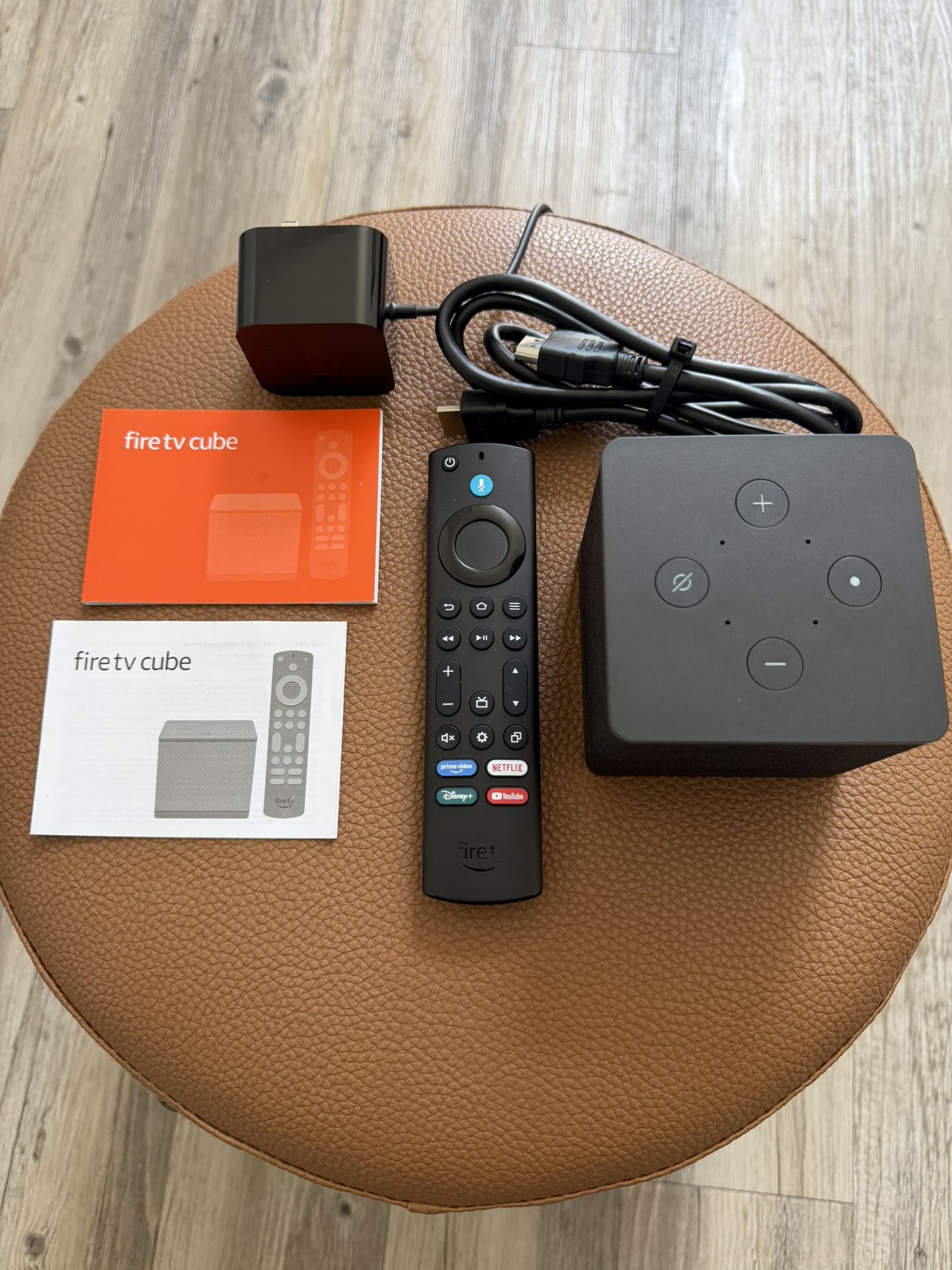 Amazon Fire TV Cube, with AI-powered Fire TV Search, Hands-free streaming device, find shows faster with Alexa+, Wi-Fi 6E, 4K Ultra HD