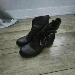 RIEKER black  boots size 41 