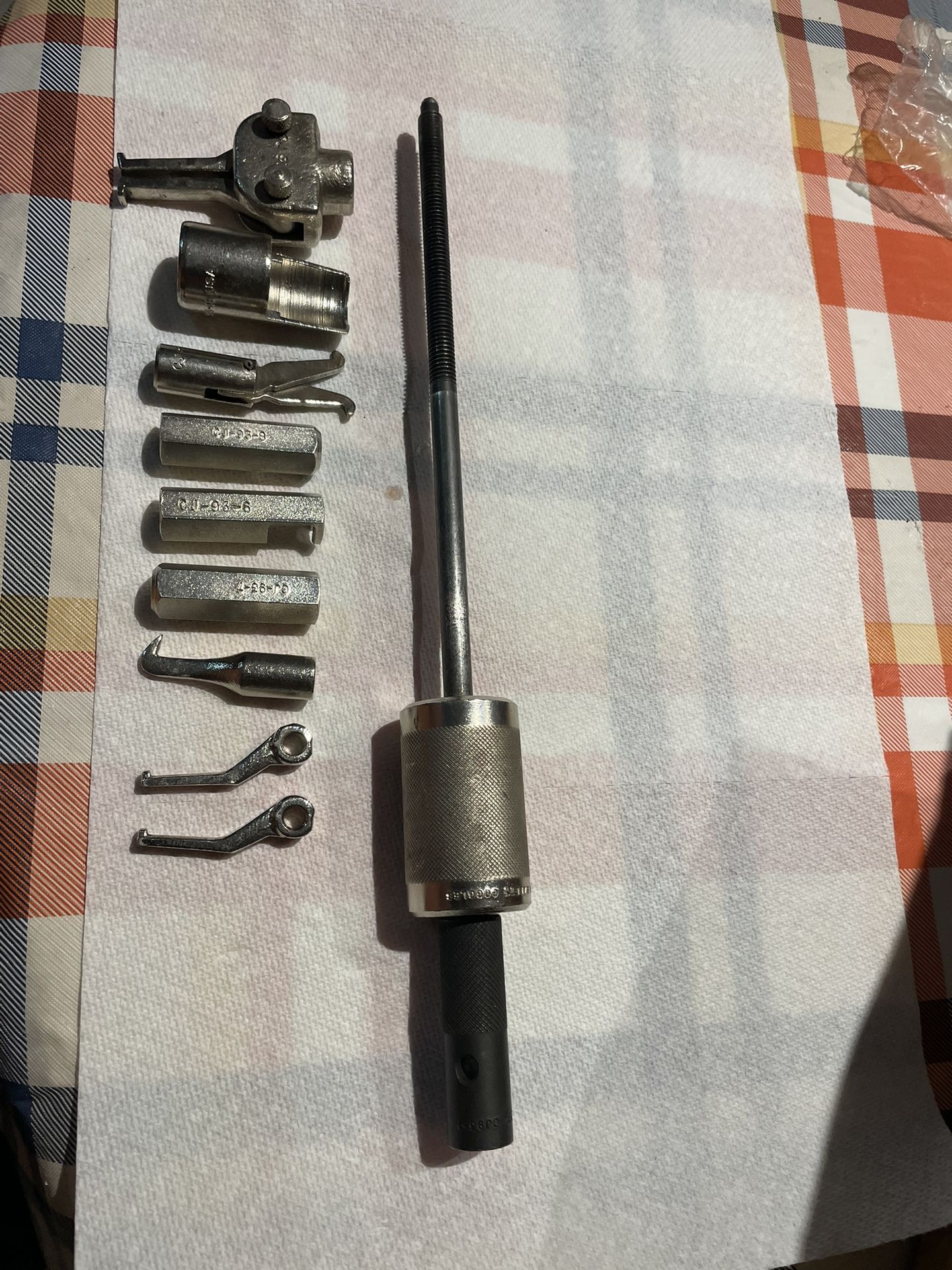 Snap On CJ93-2 Light Duty Slide Hammer Puller Set great condition $175 