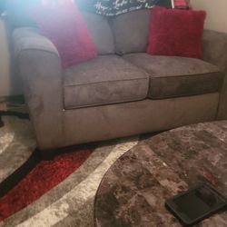 Grey Loveseat (New)