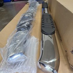 Truck Gear by LINE-X Side bars Part#TGL402219P_PURCHASED 2020.
COMPATIBILITY: Fits 2007–2018  Silverado & Sierra. DELIVERY & INSTALLATION INCLUDED!