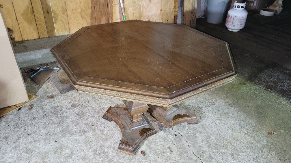 Vintage Quality Solid Wood Dining Kitchen Table
