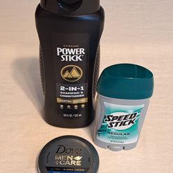 Men's Body Wash Deodorant Hydra Cream For Face New