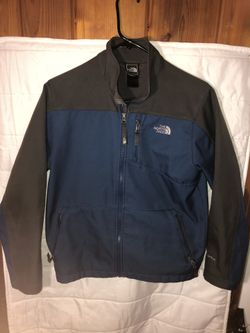 The North Face Jacket Zip Up Front Black/Blue Size S/P