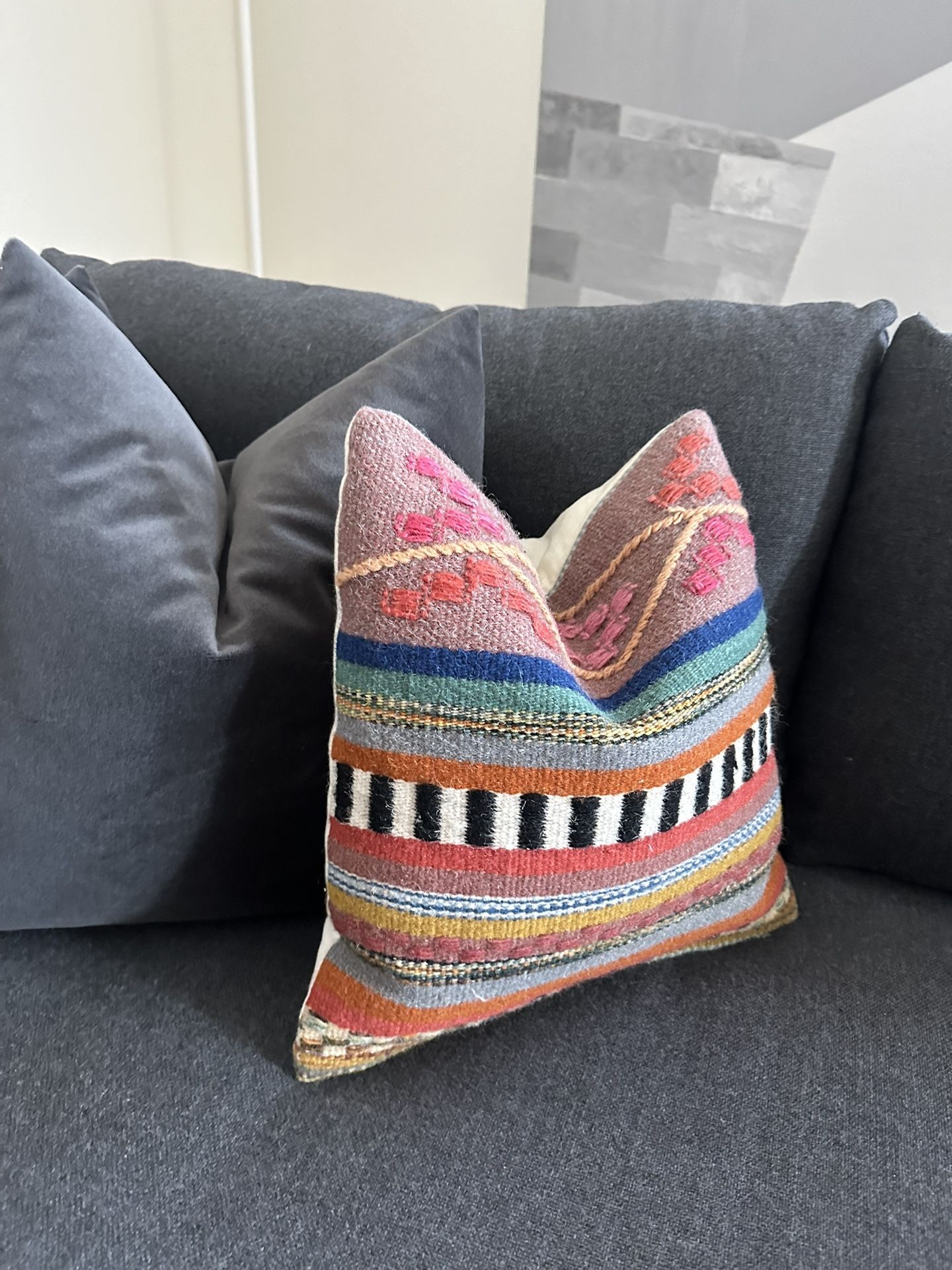 CB2 16" Cusco Pillow with Insert