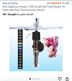 25 Watt Fish Tank Heater