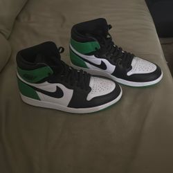 Retro Jordan 1 High (green/black) Size 10 Men’s