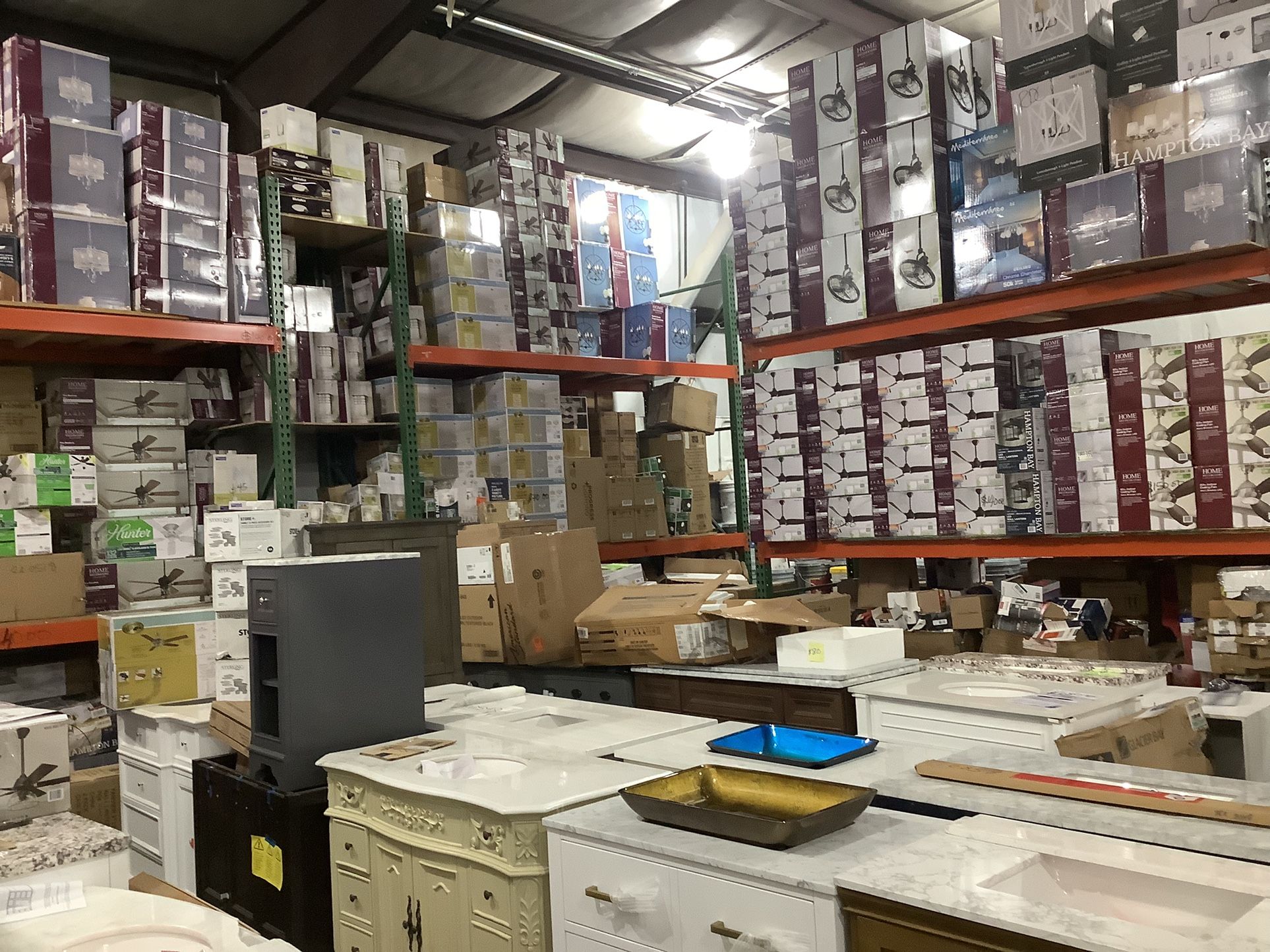 Vanities Ceiling Fans Light Bulbs Vessel Sinks/ Faucets Light Bulbs Wall Mount Faucets Price Ranges From $45 $500