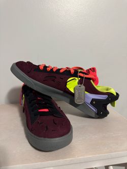 Nike Blazer Low Sneakers Burgundy Suede